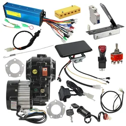 48V 60V 72V Brushless 1500W Controller motore Kit inverso carrello elettrico Go Kart