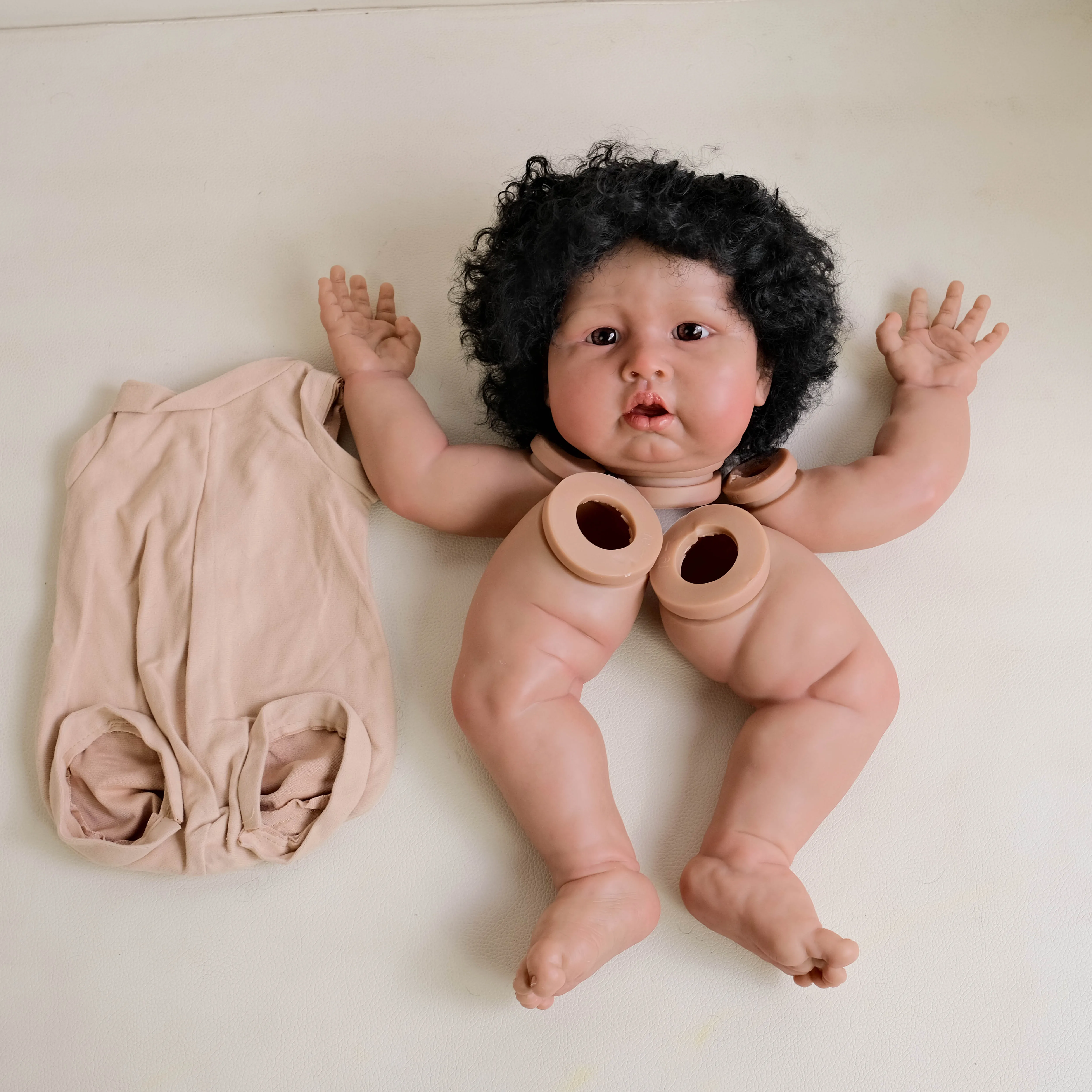 Kit de boneca reborn npk de 24 polegadas, pardal azul, vinil macio, acessórios realistas diy para criar bonecas reborn realistas