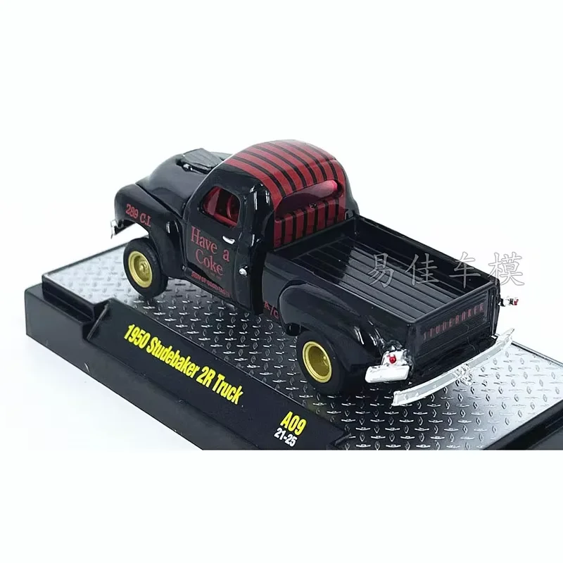 M2 1/64 1950 Studebaker 2R Truck Legering automodel Statische collectie Versierd Vakantiegeschenken Speelgoed