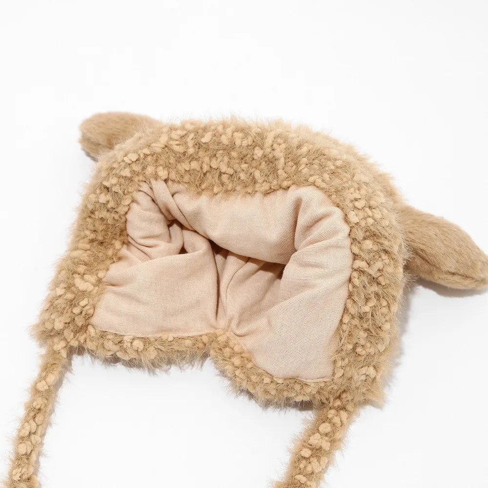 

Новая милая мультяшная шапка-балаклава, ветрозащитный морозостойкий пуловер, утепленная теплая шапка для защиты ушей, зимняя шапка