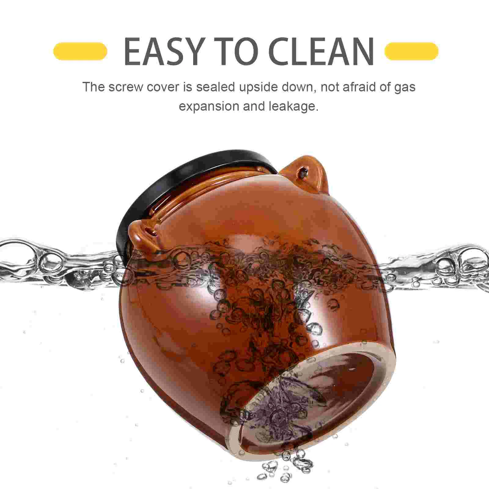 with Cover Kimchi Altar to Go Food Containers Lids Ceramics Fermentation Practical Can