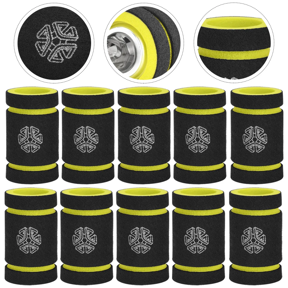 

10pcs Tattoos Sponge Handle Covers Universal Grip Protectors Elastic Anti-Slip Protective Sleeve Durable Handle Tube Cover