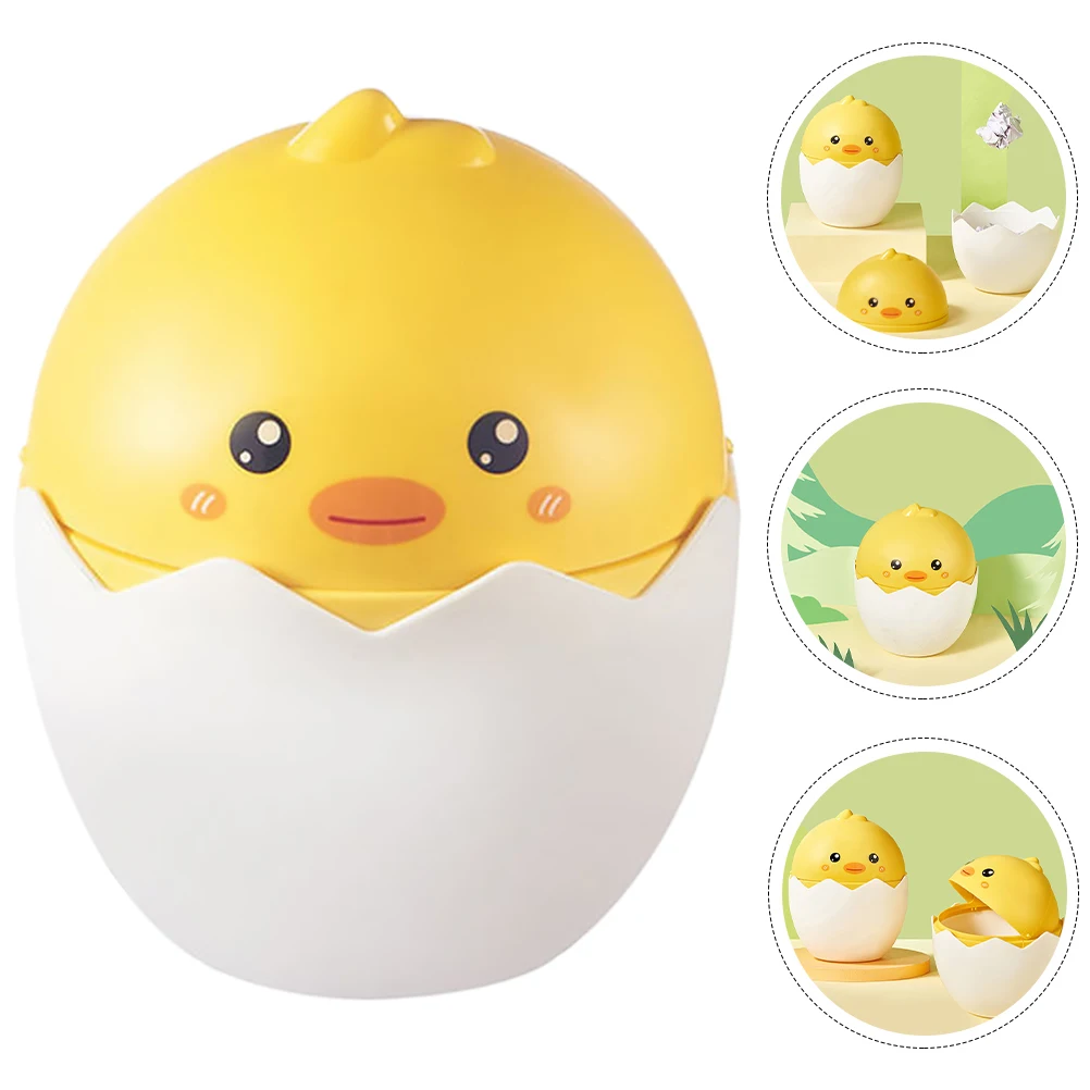

Trash Bin Desktop Garbage Can Storage Bucket Mini Trash Can Cartoon Flipping Lid Desktop Garbage Bin Office Rubbish Container