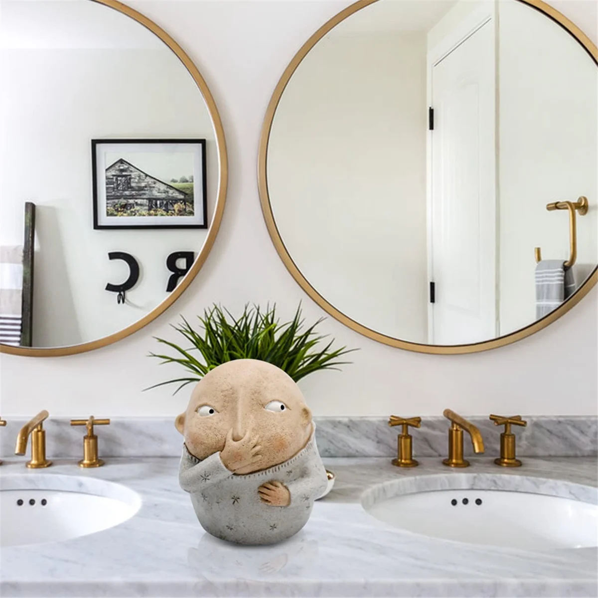 

НОВАЯ статуя для ванной комнаты с носом для мальчика, забавный декор для ванной комнаты, полка для ванной комнаты, няни