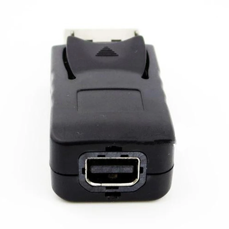 AS95 for Displayport Female to Mini for DP Female Adapter, Black Plastic 48*20*12mm, for DP to Mini for DisplayPort Converter
