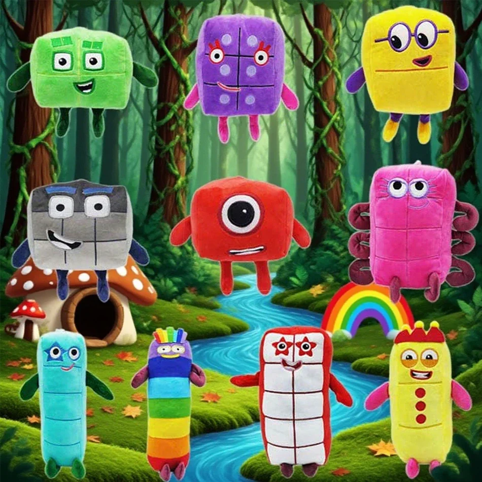 Hot Cartoon Plush Doll Toy Educational Stuffed Movie TV Toys Kids Gift Early Childhood Education Doll