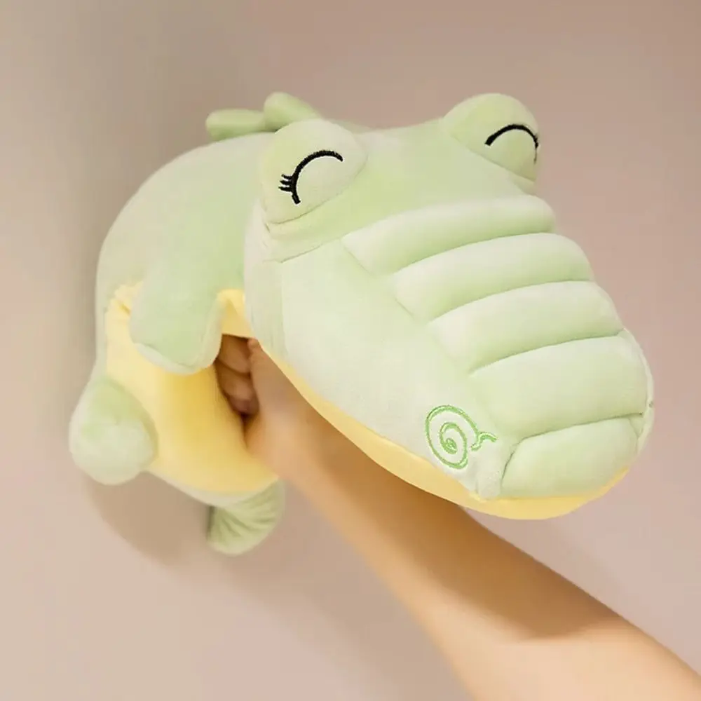

Accompany Stuffed Animal Crocodile Pendant Hugging Pillows Cartoon Stuffed Crocodile 45cm Green Crocodile Throw Pillows