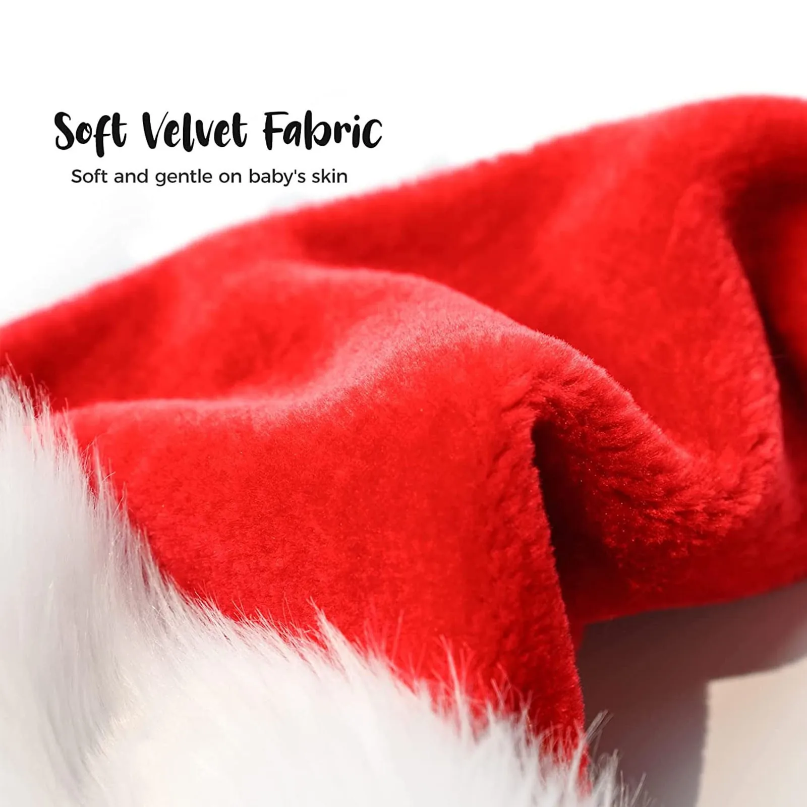 Baby Toddler First Christmas Santa Hat New Year Christmas Party Clothing Accessories Dress-Up Photograph Decoration Prop