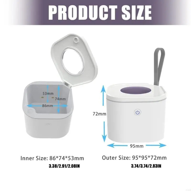 J2HD efficiente sanitatore per baby ciuccio sanizer automatico design 210 min runtime compatto