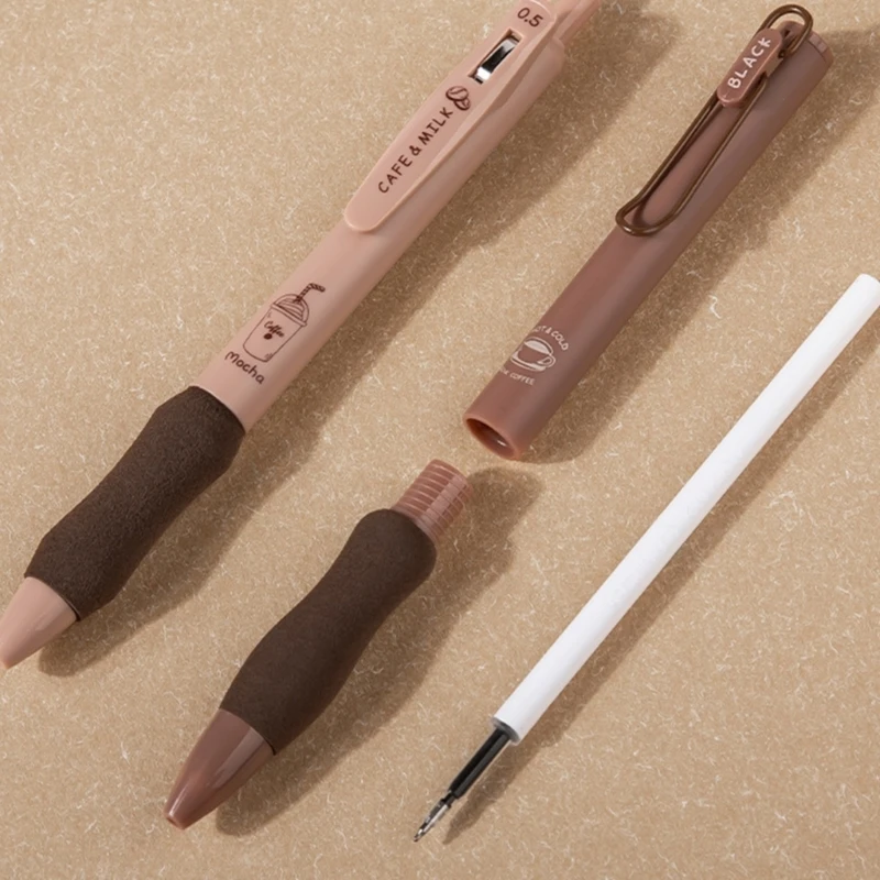 Ручка гелевая выдвижная, 0,5 мм, 5 шт.