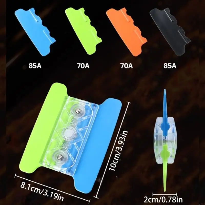 M76E أداة ممسحة مغناطيسية لأغشية نافذة السيارة قابلة للتعديل مع شفرة مزدوجة الجوانب لتطبيق الفينيل