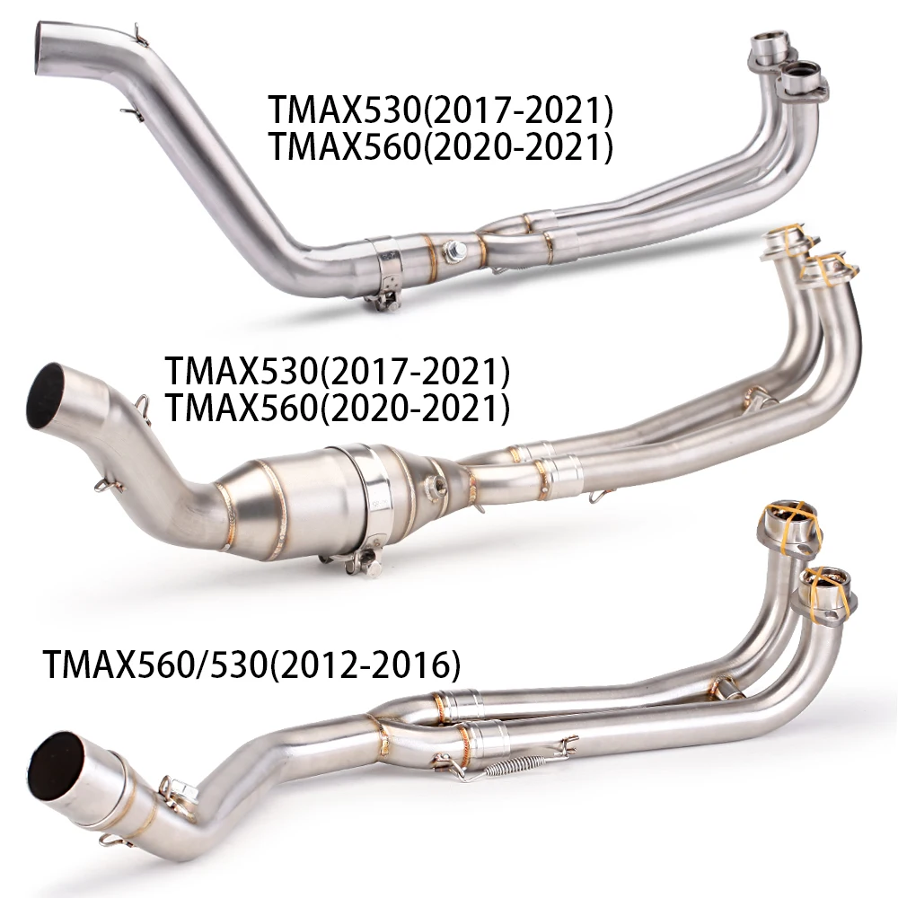 Para Yamaha YZF t-max T MAX 500 530 560 tmax530 Tmax560 2016 2017 2018 - 2021 sistema completo de motocicleta tubo silenciador de Escape