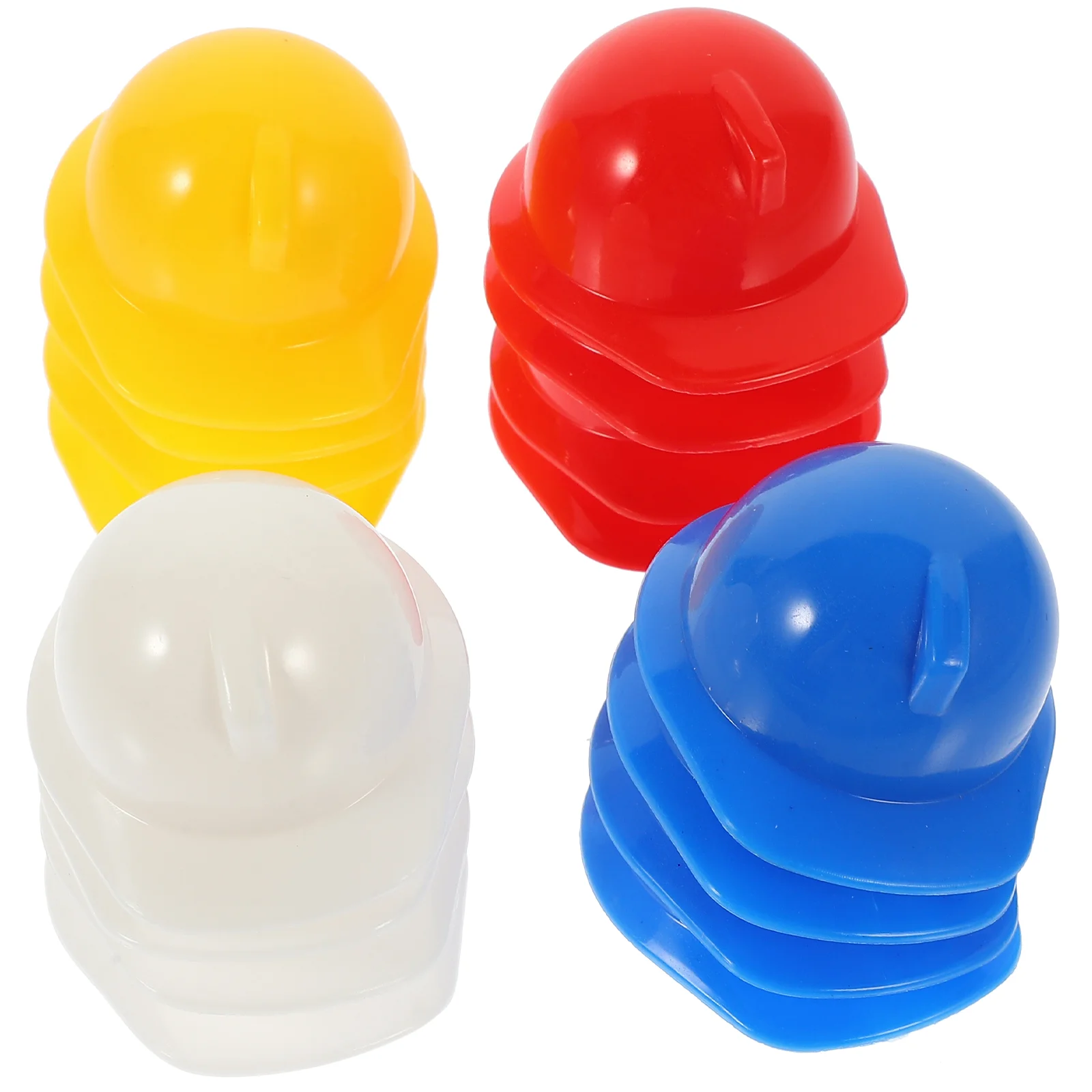 40 Pcs Mini Construction Hat Miniature Kid Toy Pet Helmets Cake Topper The Party