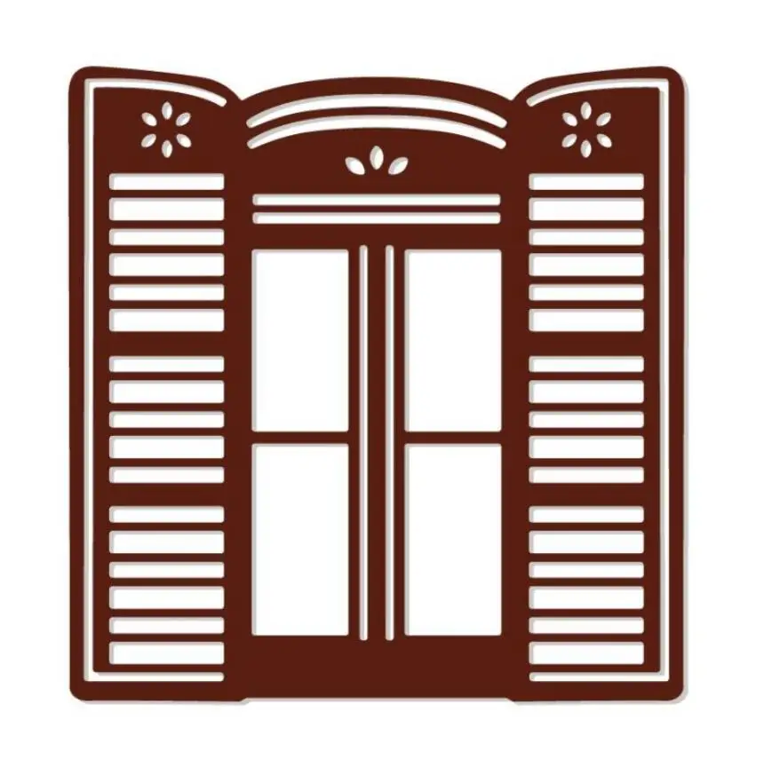 

Window metal cutting dies mold Scrapbooking paper craft knife mould blade punch template Embossing stencils 1pcs