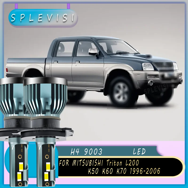 

Easy to Install Headlight High Low Beam waterproof IP68 For MITSUBISHI Triton L200 K50 K60 K70 1996 1997 1998 1999 200 2001-2006