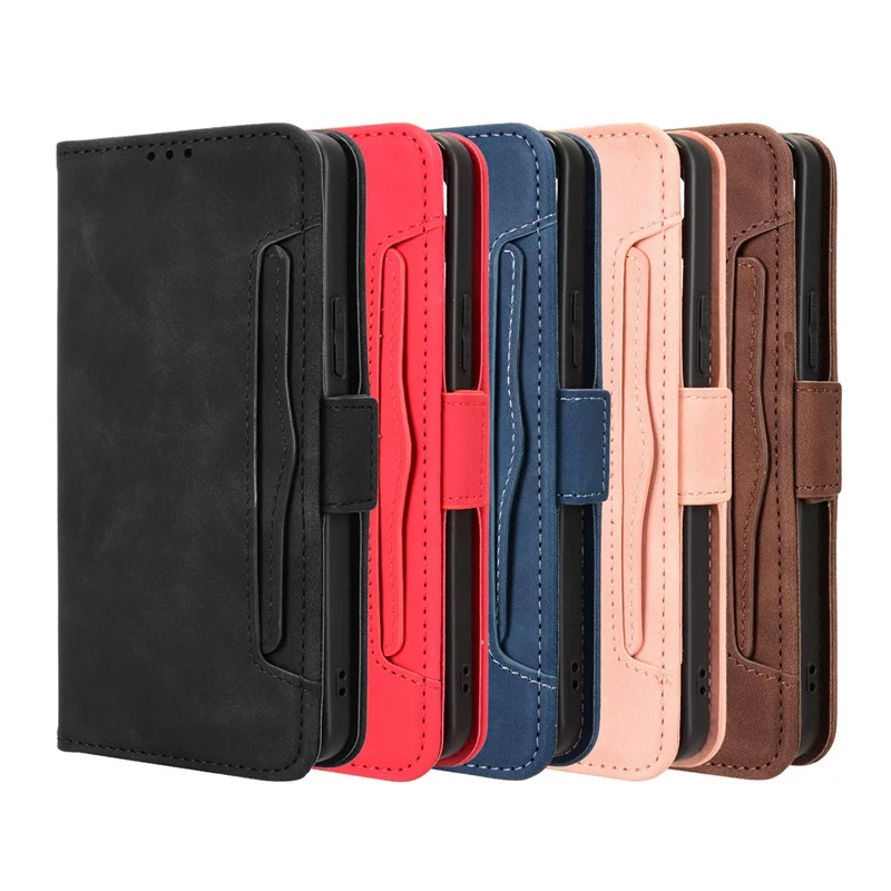 ل Vivo V60 لايت 5G غطاء المحفظة إغلاق كتاب الوجه متعدد فتحة للبطاقات حامل حامل حافظة ل Vivo V60 لايت 4G أكياس الهاتف #6