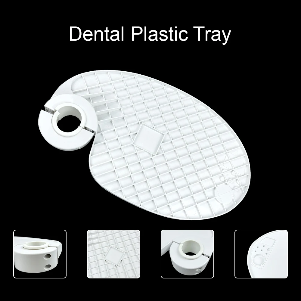 

Universal Plastic Rotatable Plate Post Dental Chair Mounted Shelf Tray Table Replacement Part Dentist Mounting Rack Tray Accesso