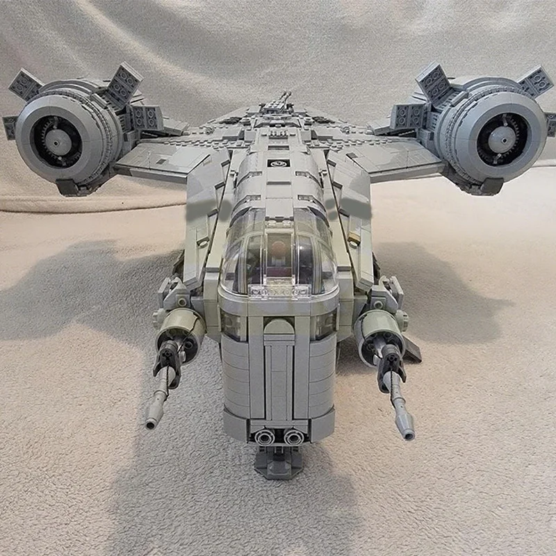 7086pcs MOC Razor Crest modified Star Battle UCSed Model Building blocks Assemble Christmas gifts DIY toys creative Brick Kids