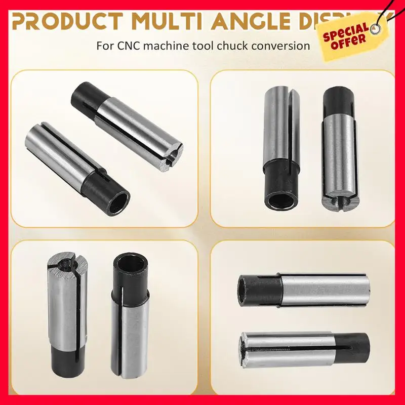 -A25M 6 stuks 1/4 inch tot 1/8 inch Cnc graveerbit freesadapter converteren voor graveermachine