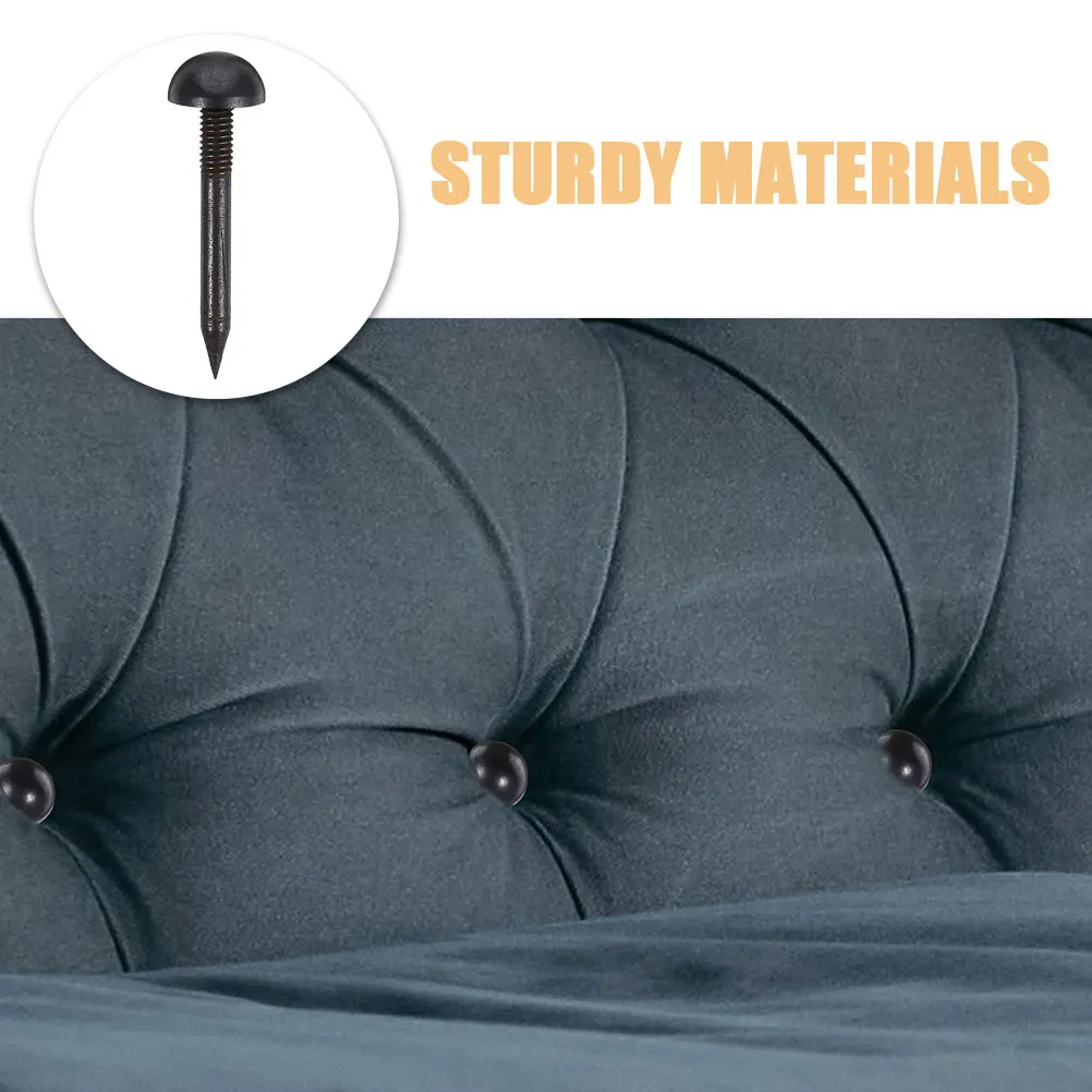 

10pcs Brass Decorative Nails 1 0CM Metal Furniture Tacks for Sofa Chairs Benches Upholstery Nails Classic Round DIY