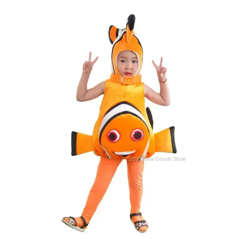 Nuevo disfraz de Cosplay de pez payaso Nemo Dory Regal Blue Tang Dory pez para niños adultos fiesta de Halloween costo idjkg