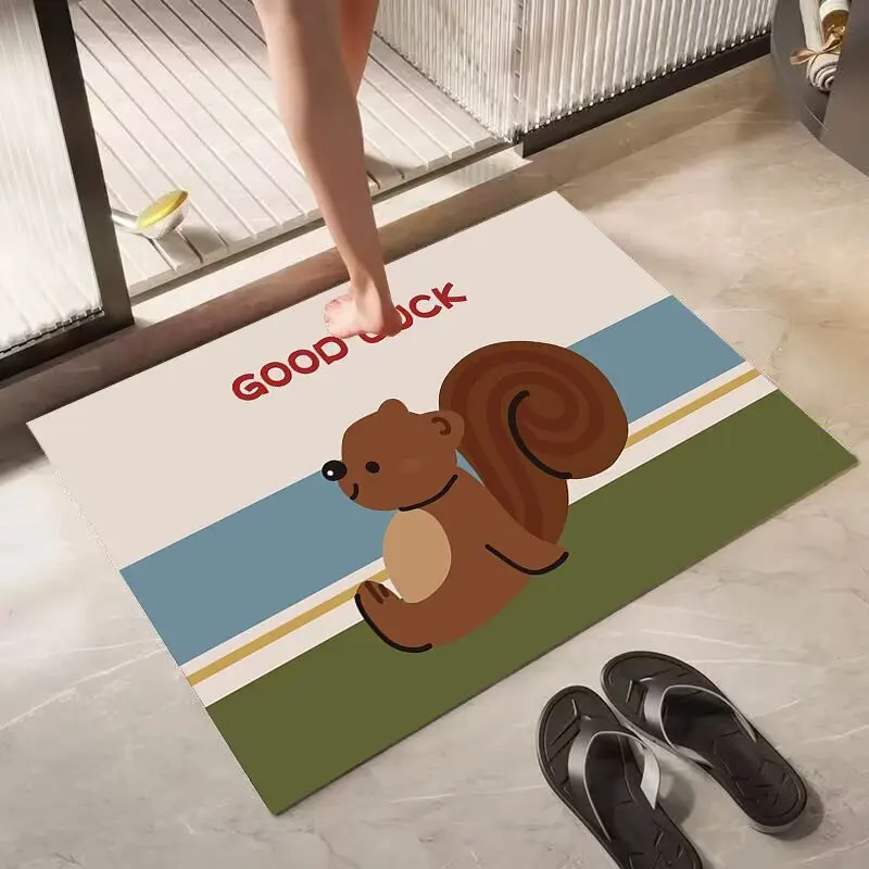 Soft diatom mud absorbent mat floor mat bathroom bathroom toilet kitchen entry door non-slip foot mat door mat