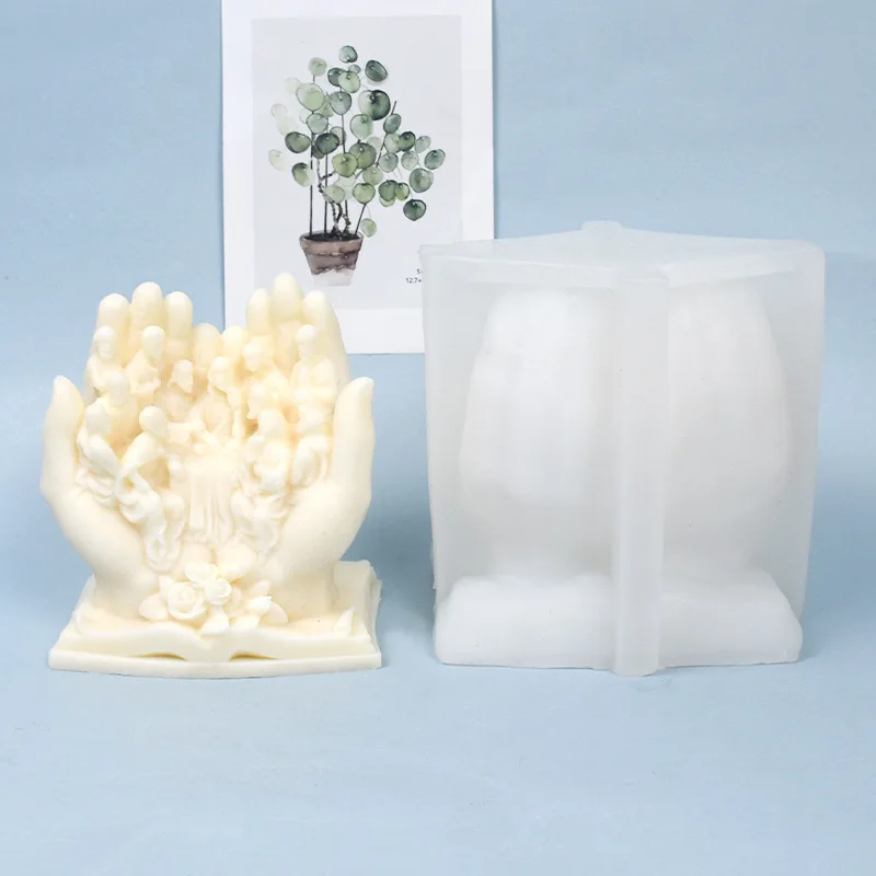 

Family Figures Silicone Mold - DIY Scented Candles & Plaster Home Decor Craft