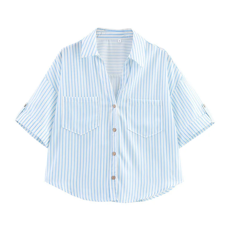striped blue