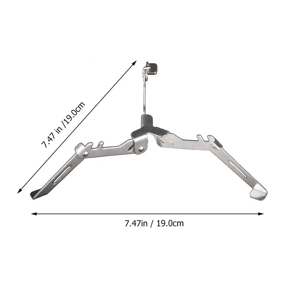 

Long-lasting Gas Tank Bracket Camping Fixed Triangle Stainless Steel Silver Holder