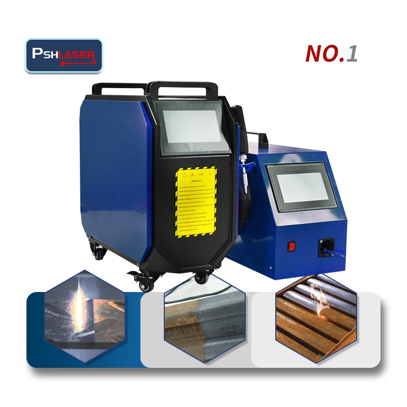 Mini Portable Laser Machine 1KW 1.5KW 2KW for Cutting + Welding + Cleaning 3 in 1 Multifunctional Handheld Welder