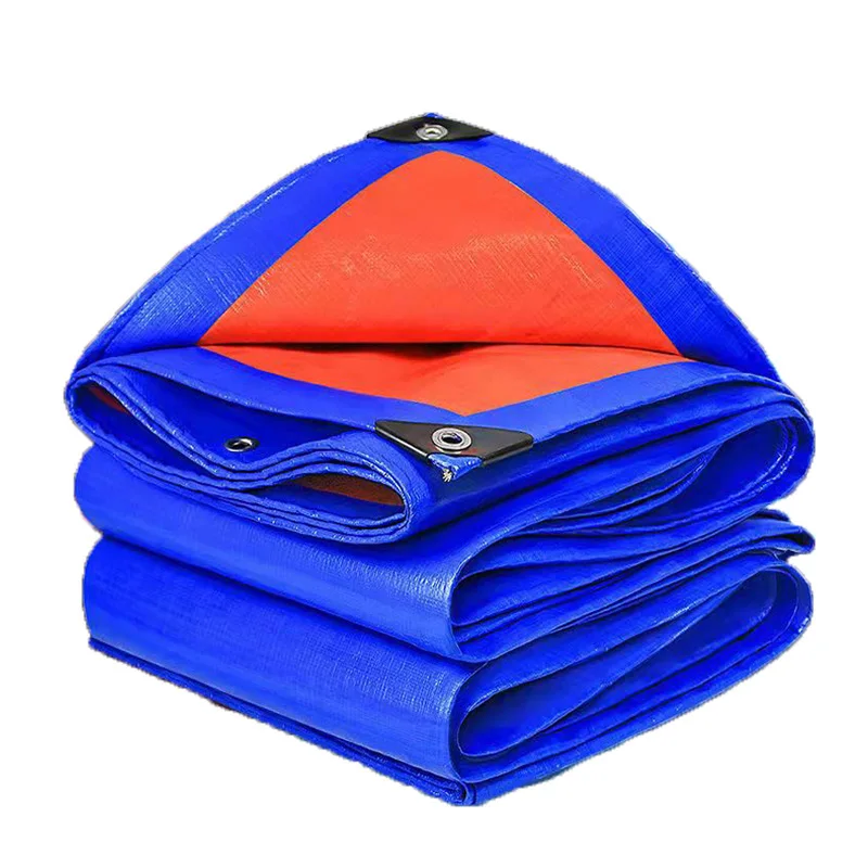 

Tarp Polyethylene Waterproof Cover Ideal for Awnings, Tents, Boats, RVs or Pool Covers Versatile Protective Cover with Grommets