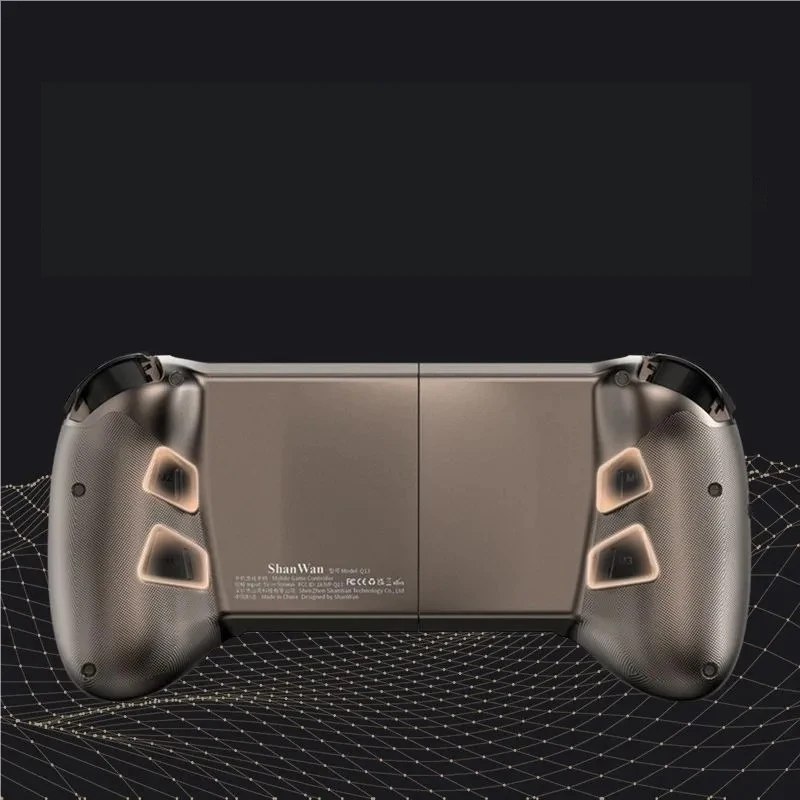 Shanwan novo controlador de jogo do telefone móvel q13 bluetooth gamepad para pc com hall gatilho joystick rotativo joystick para dispositivo móvel