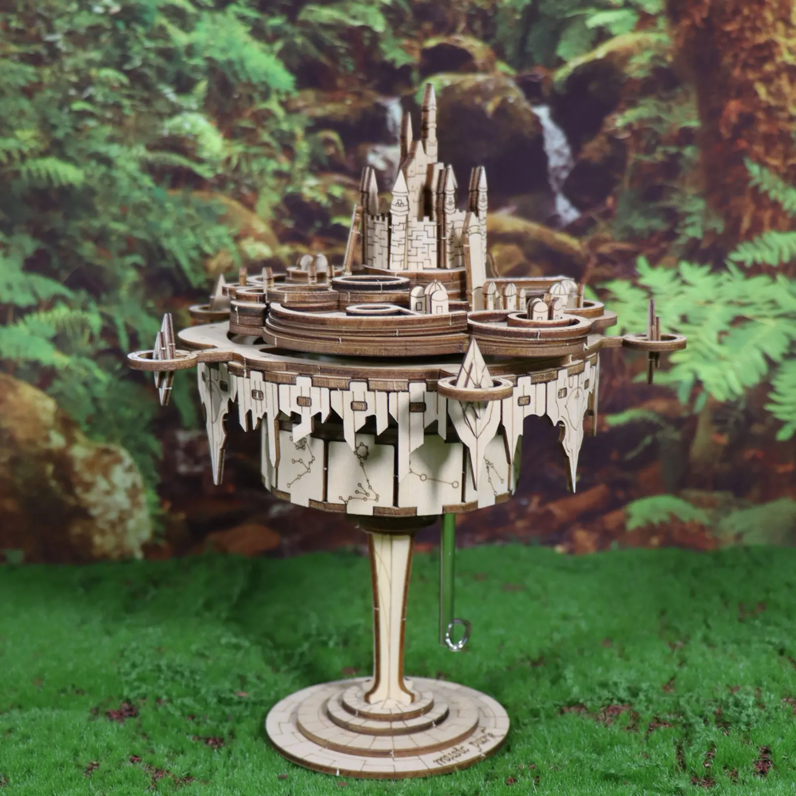 

Набор для сборки 3D деревянной музыкальной шкатулки, модель замка «Ты — мое солнышко», креативный подарок для неё, на день рождения, годовщину, Рома