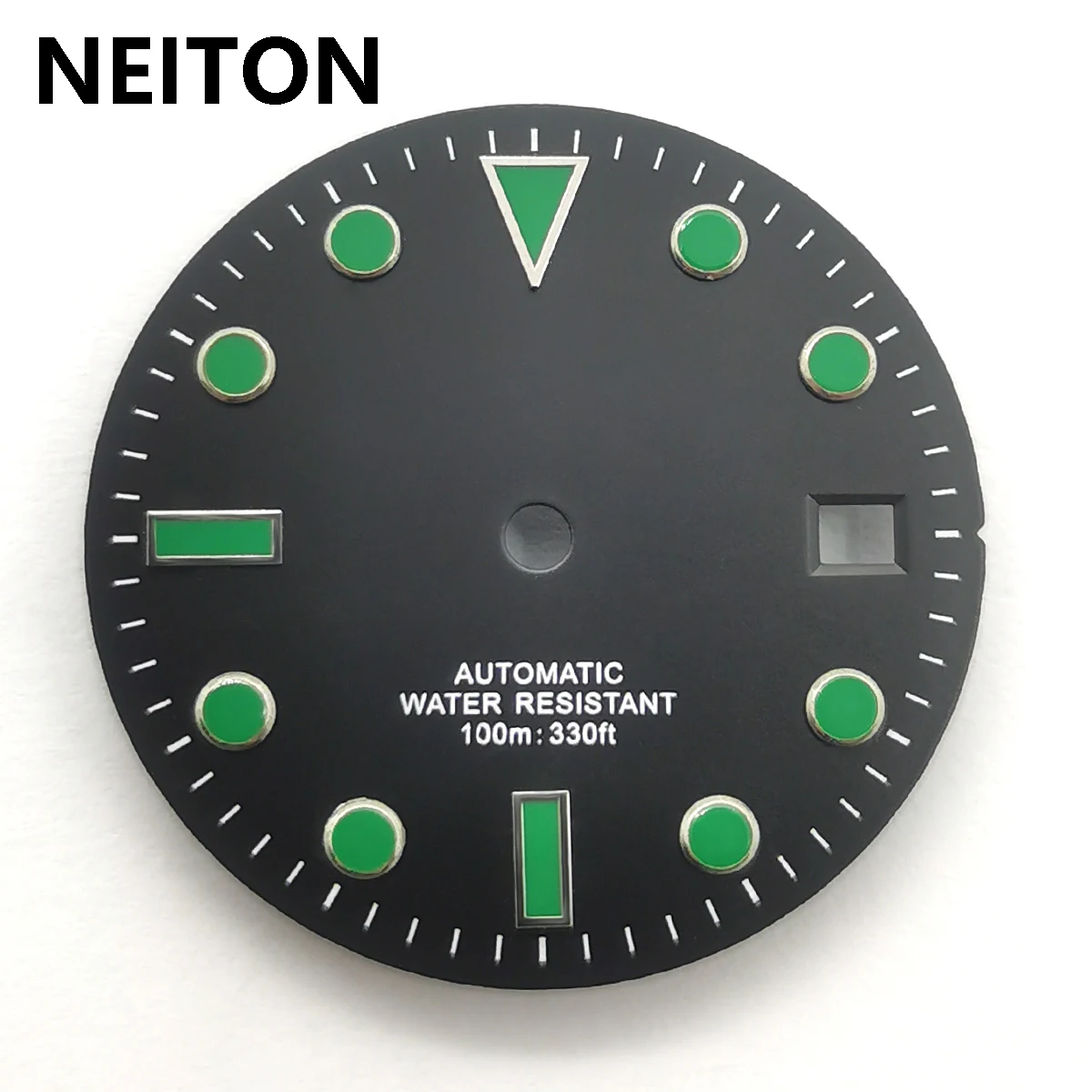 NEITON 28.5mm sterile watch dial blue luminous fit Miyota 8205 8215 821A NH35 ETA 2836 2824 Mingzhu DG2813 3804 movement