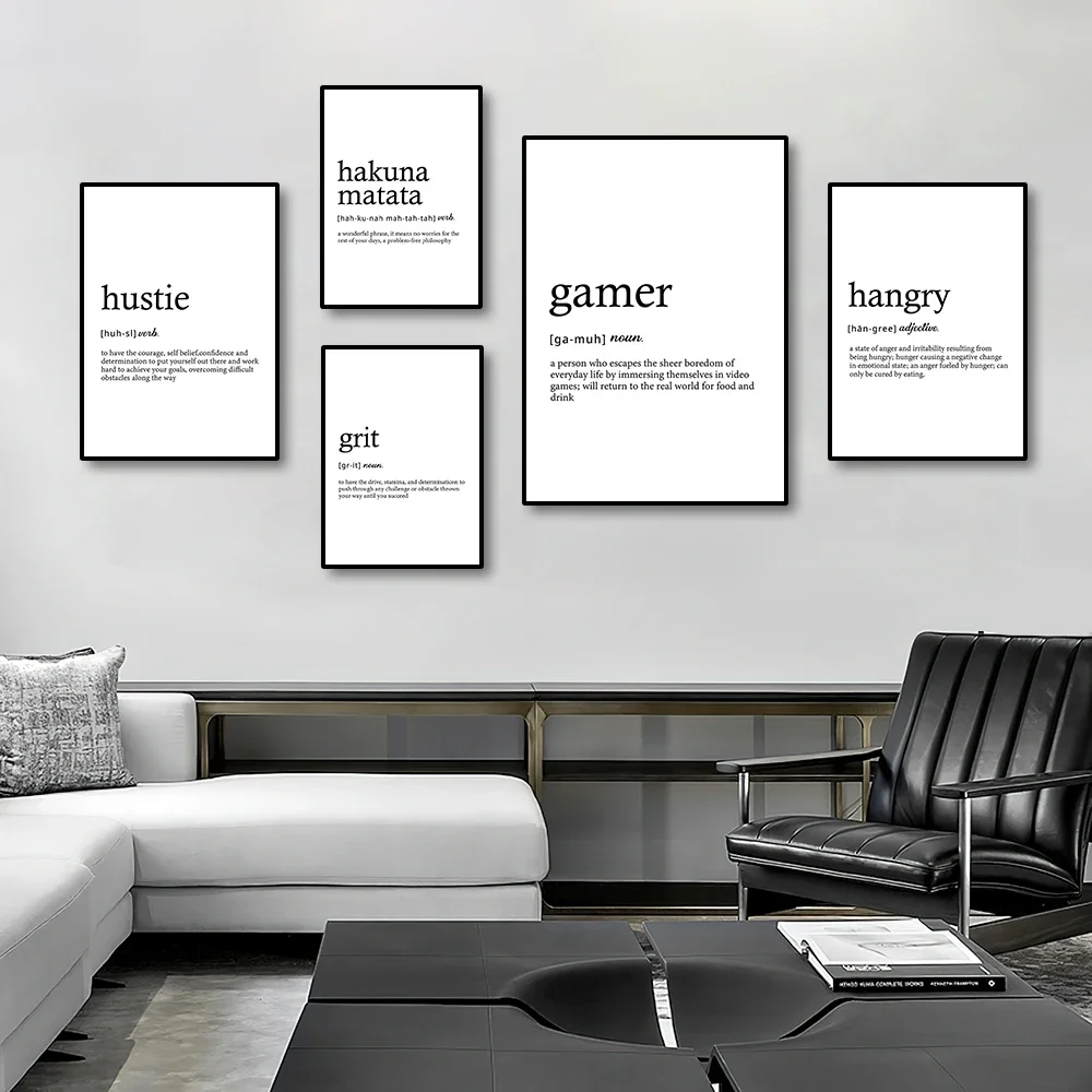 Inspiring Words Prints Canvas Posters Wall Art Motivating Sentences Room Decor Friend Gift Poster Living Room Bedroom Decoration