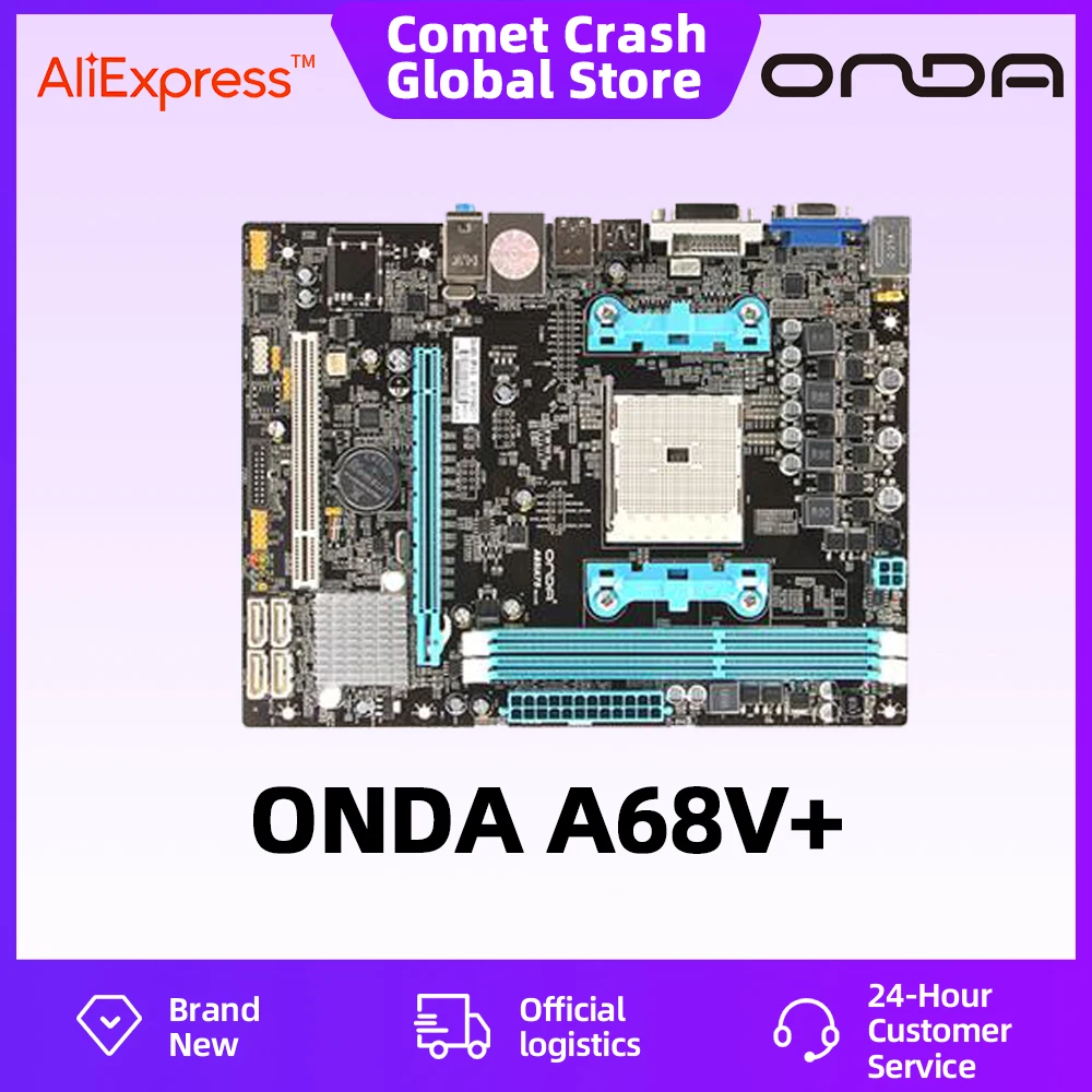 

ONDA A68V + системная плата AMD A68H 16GB DDR3 2133MHz Socket FM2/FM2 + процессор