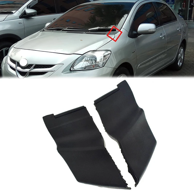 Car Windshield Wiper Side Cowl Cover Trim 55084-0D010 55083-0D040 For Toyota Vios 4-Door 2008 2009-2012 Fit Yaris 4-Dr 2006-2010