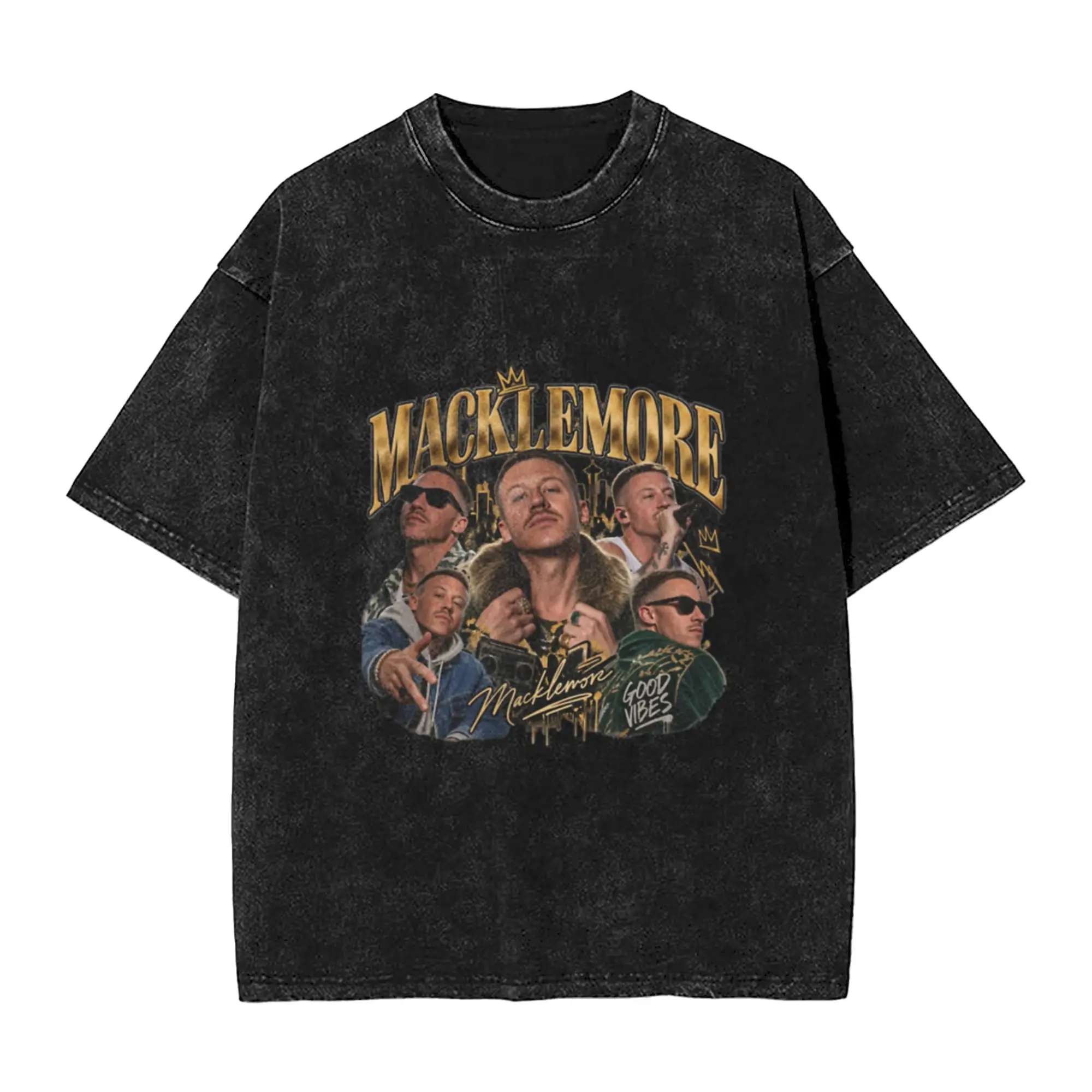 Macklemore  rapper  hip hop Classic Chic A Vintage Oversized Cotton Unisex T-Shirts