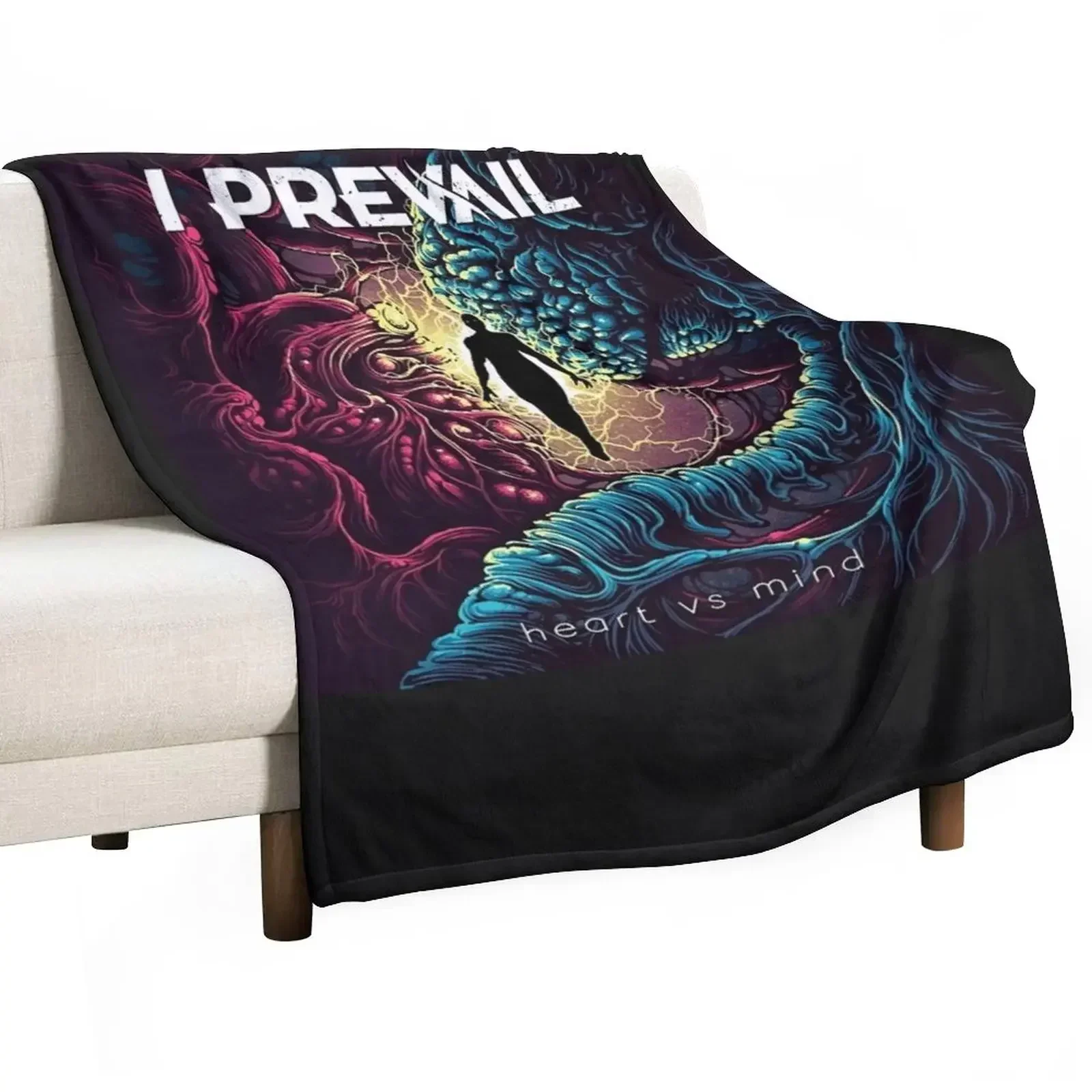 I prevail heart vs mind Throw Blanket Retros Plush Luxury Flannel Blankets