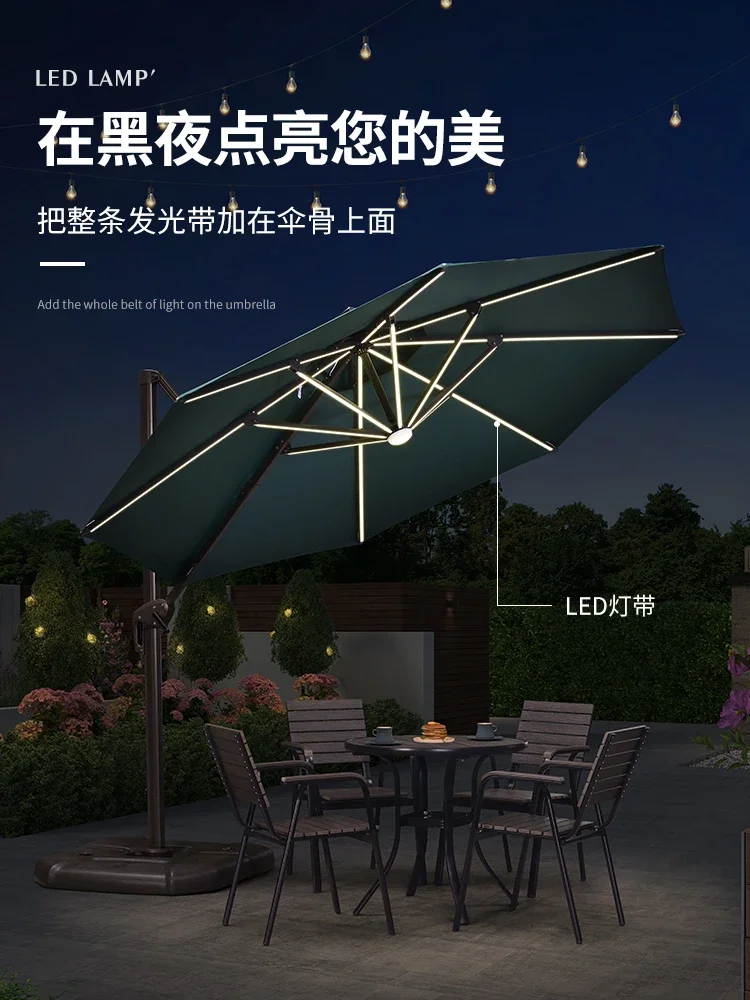 Purple leaf Internet celebrity outdoor umbrella camping umbrella first floor small courtyard parasol courtyard umbrella outdoor