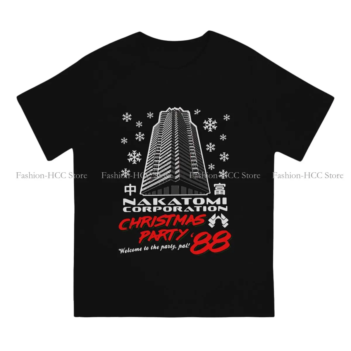 Die Hard Movie Christmas Party 1988 Bruce Willis Polyester TShirt for Men Nakatomi Plaza Corporation Soft Casual T Shirt