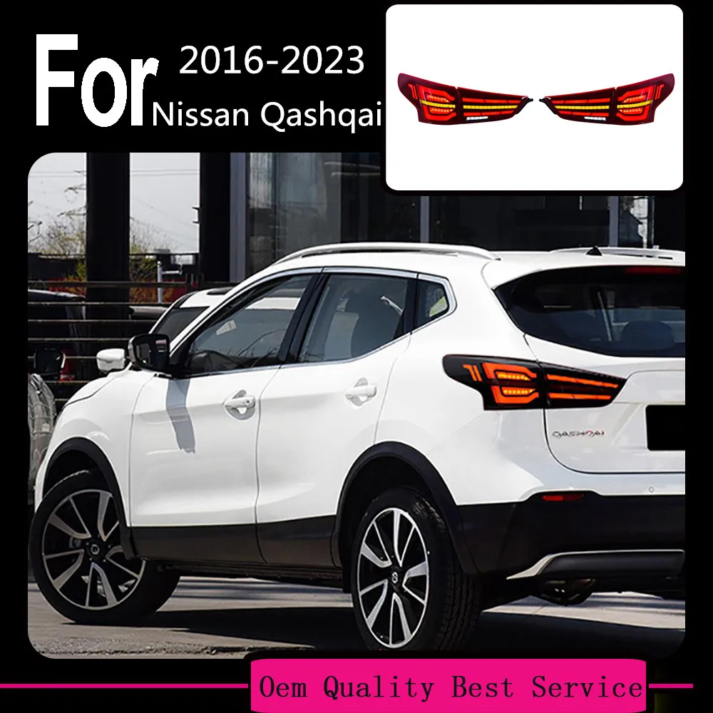 

Upgrade To Auto Lighting System Modified New Style Model Full LED Light Source Taillights For Nissan Qashqai 2016-2021 Rear Lamp