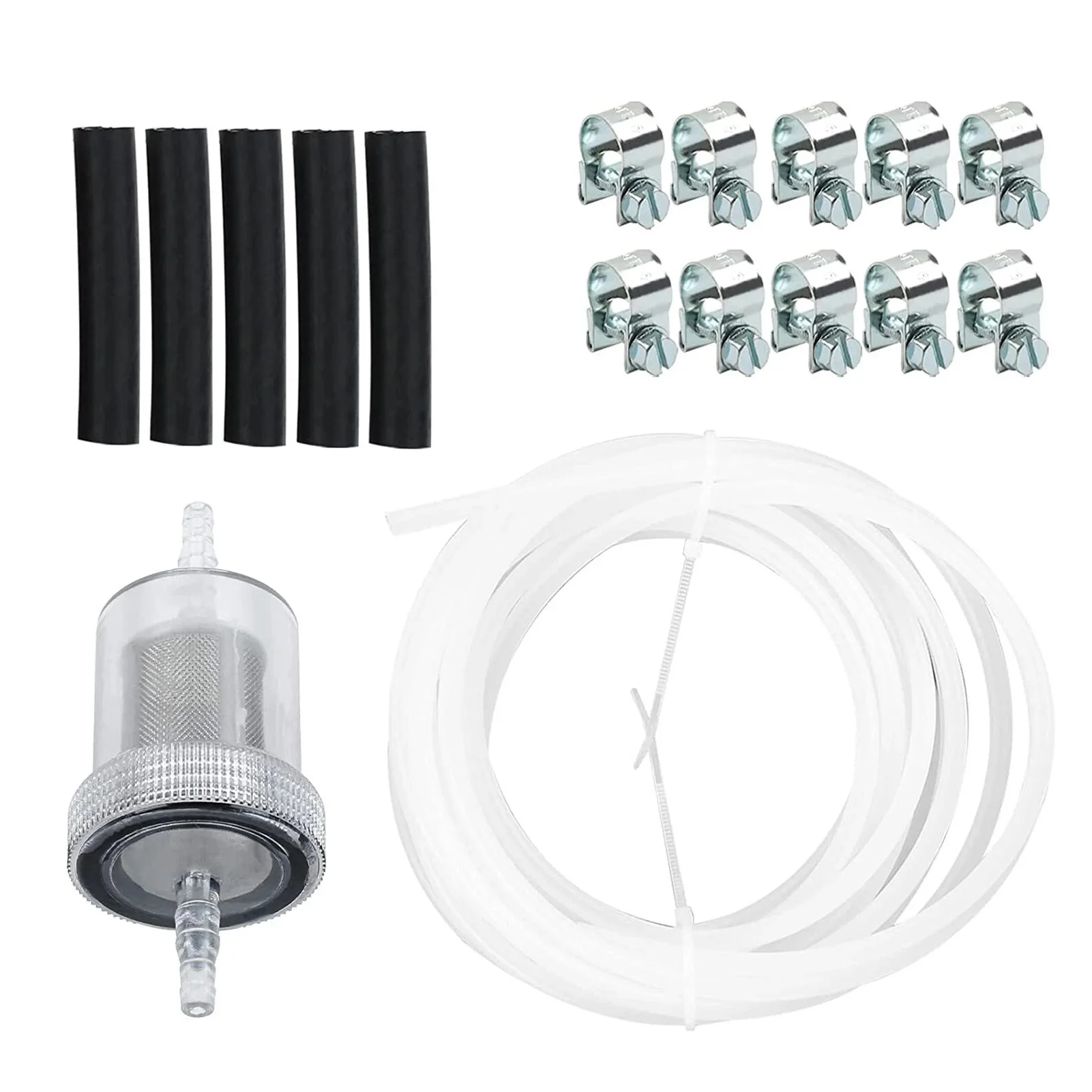 

Car Air Parking Heater Tube Fuel Tank Standpipe Kit Parking Heater Fuel Line Kit for Eberspacher/Webasto Heater Diesel Hose Clip