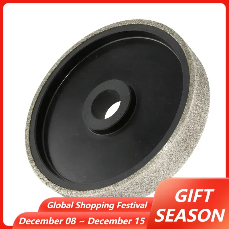 150x25.4x25mm Diamond Lapidary Jewelry Grinding Wheel Gem Jade Polishing Abrasive Sharpening Grinding Wheels Tool