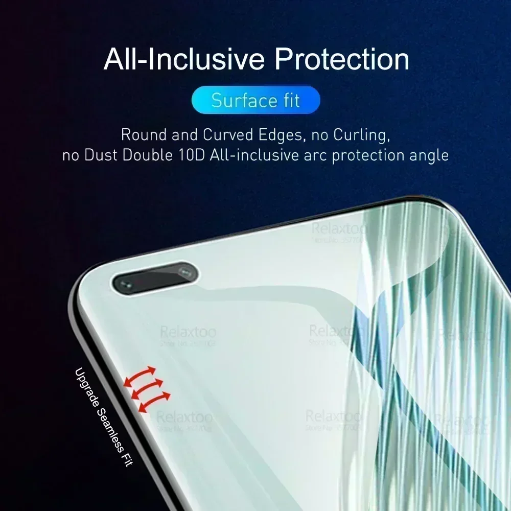 واقي الشاشة الأمامي والخلفي لـ Honor Magic5 Pro ، 3in 1 ، زجاج الكاميرا ، غشاء هيدروجيل ، أفلام لينة ، Xonor Magic 5 Pro ، 5 Pro ،