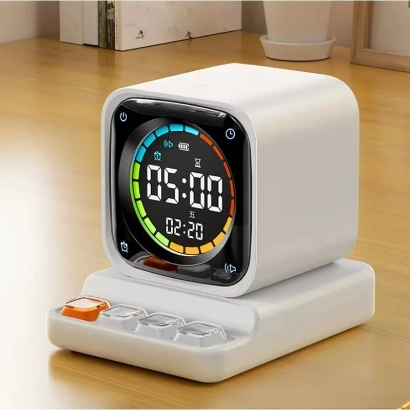 Educational Study Timer TK3 4-in-1 Rotating Design Visual Countdown for Kids Classroom Learning Aid