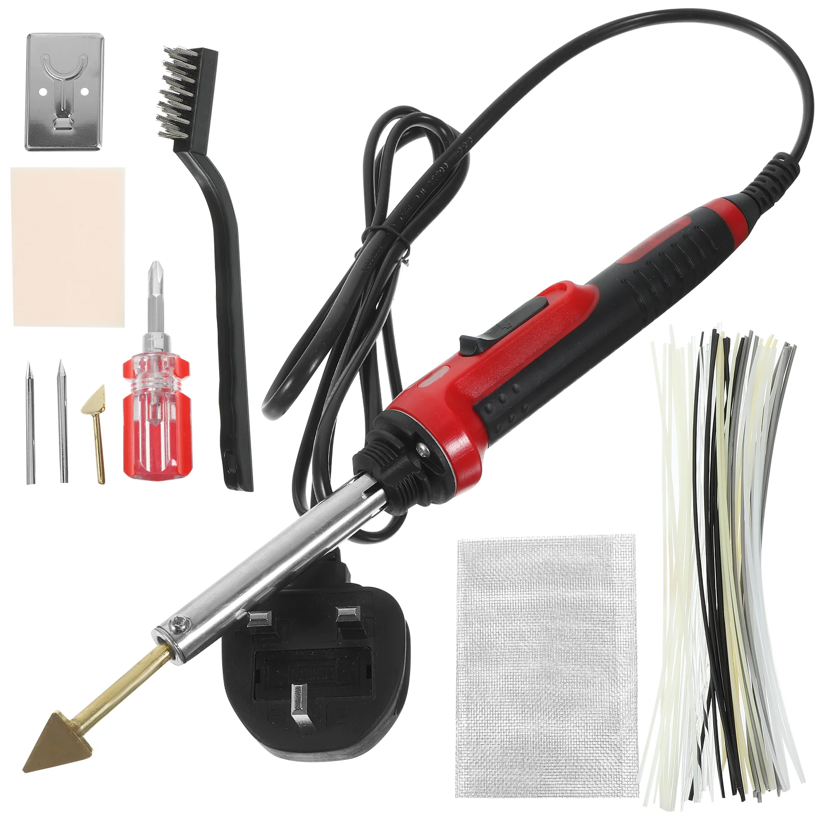 

Car Bumper Plastic Parts Electric Soldering Repair Tool Kit Iron For British Regulatory