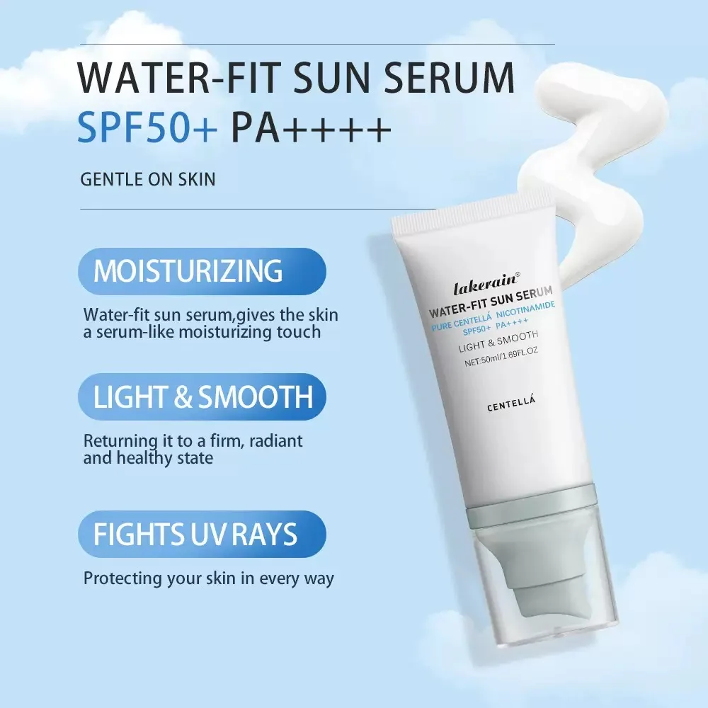 SPF50 Sunscreen Centella Lotion Korea Facial Long-Lasting Sun Protection Non-Greasy Sun Block Prevent Sunburn Face Skin Care image 2