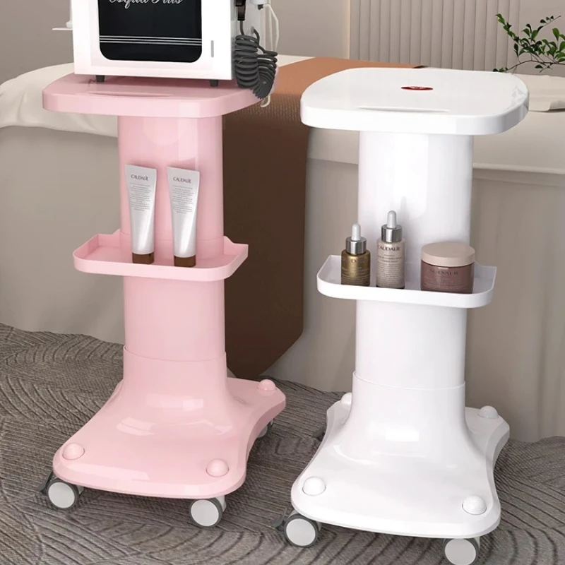 Professional Beauty Instrument Cart with Wheels - Mobile Storage Trolley for Salon, Skincare Equipment Organizer