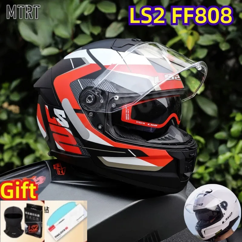 Original LS2 STREAM 2 Motorcycle Helmet Ls2 STORM Full Face Helmets Kaciga Casco Moto Capacete with Fog-free System